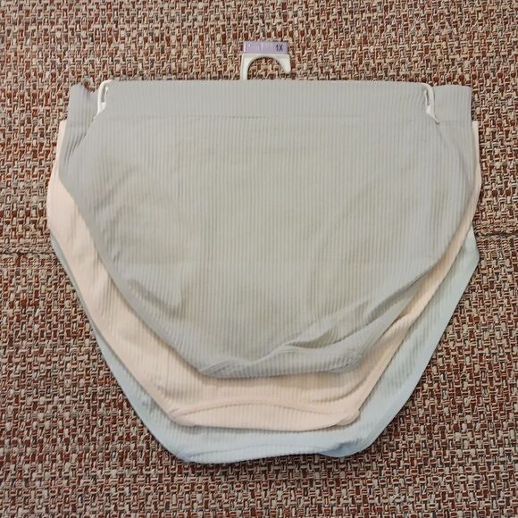New Women's Seamless Hipster Ribbed Panties Pastels Size 1X New With Tags - Picture 6 of 6